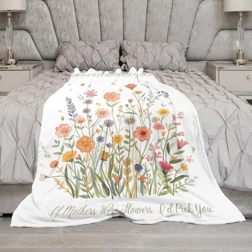 Personalized Mother's Day Gift Blanket for Moms by Inkedjoy
