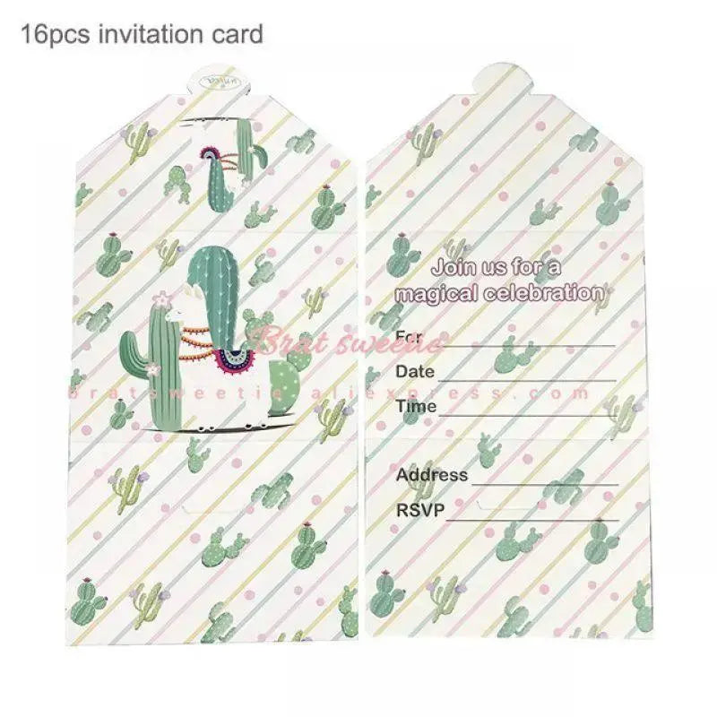 Alpaca Party Supplies for Fun Birthday Celebrations by CHG-IJ