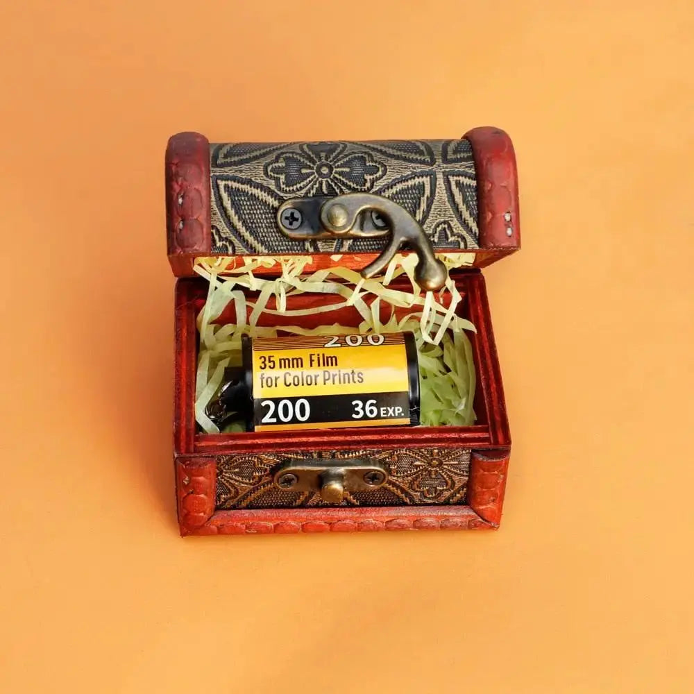 Custom Photo Keychain Gift with 10 Photos and Wooden Box by Cherished Harbor Gifts