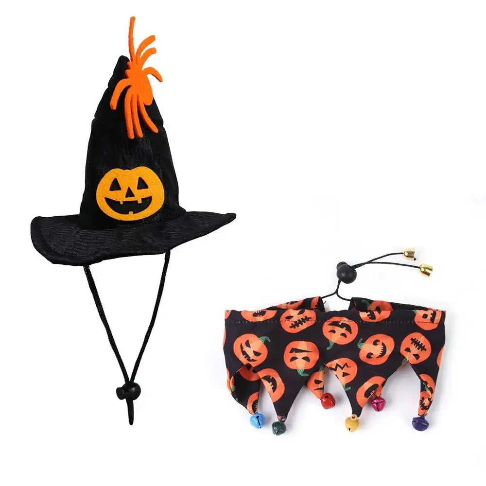 Cozy Cat Halloween Costume Set with Hat and Scarf by eprolo