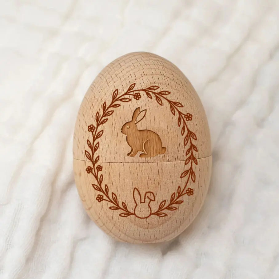 Wooden Easter Egg