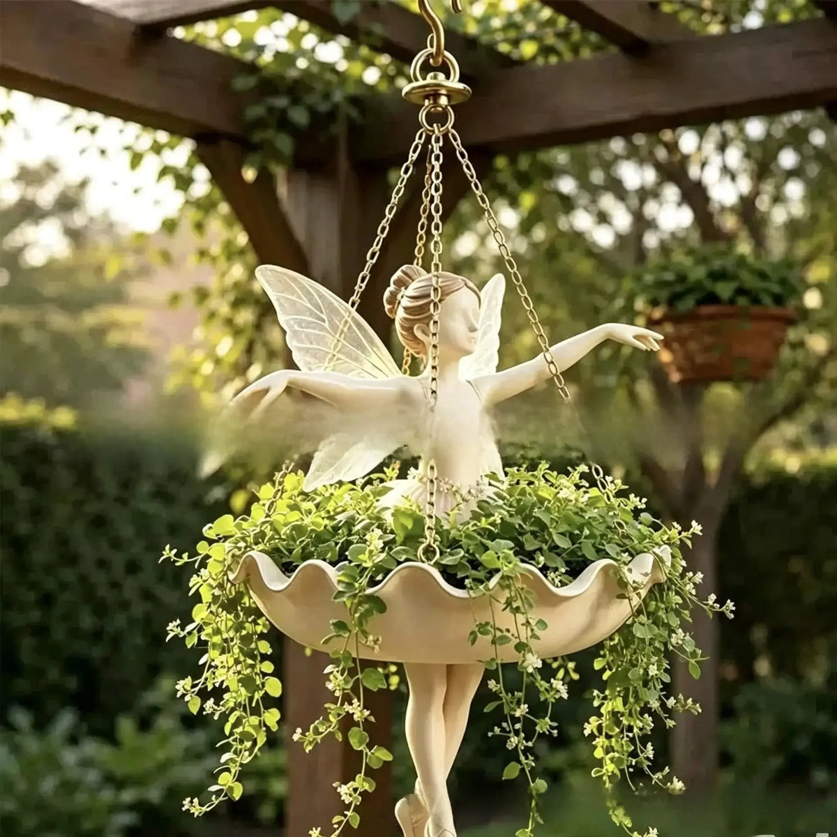 Charming Fairy Wall Planter for Whimsical Home Decor by TED