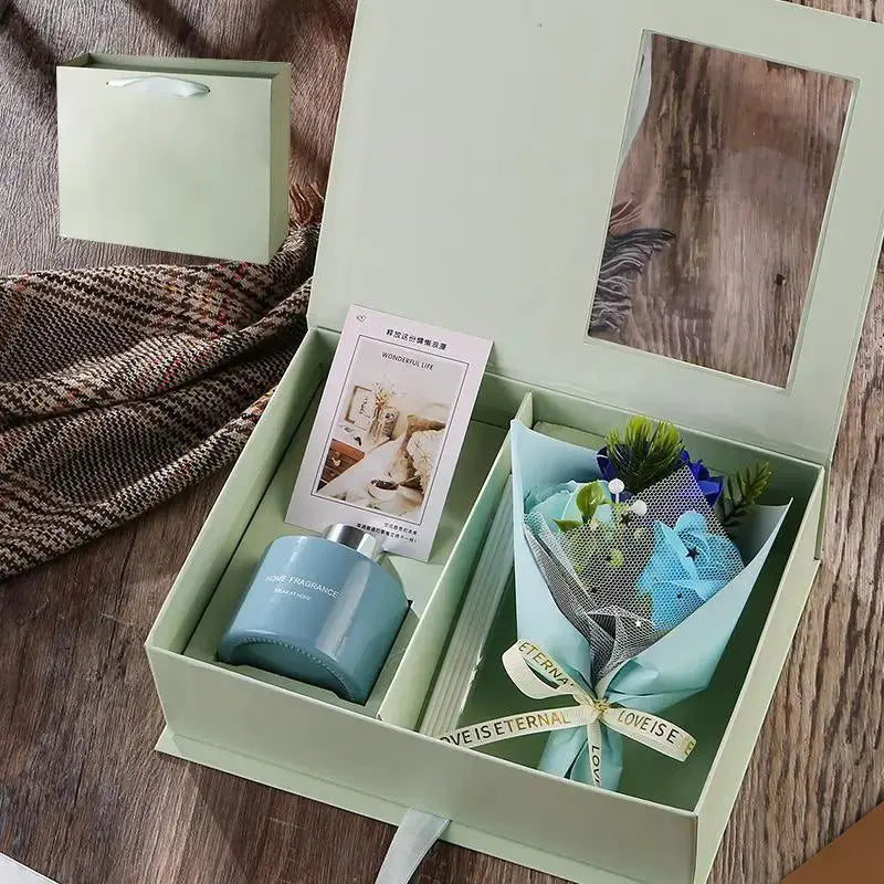 Aromatherapy Gift Box - Flameless Floral Fragrance Set by TED