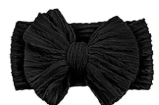 Handmade Baby Girl Headband with Braided Bow Design - Cherished Harbor Gifts