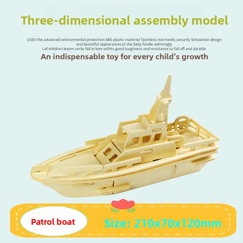 3D Wooden Aircraft Model DIY Educational Building Toy - Cherished Harbor Gifts