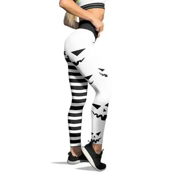 Stylish Halloween High Waist Pants for Women’s Fashion by eprolo