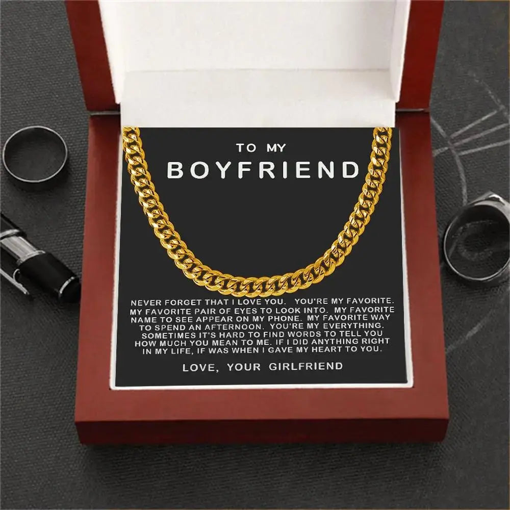 Men's Chain Necklace - 7mm Stainless Steel 23.6" Length by EPR