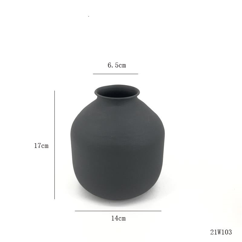 Modern Metal Flower Vase for Minimalist Home Décor - Cherished Harbor Gifts