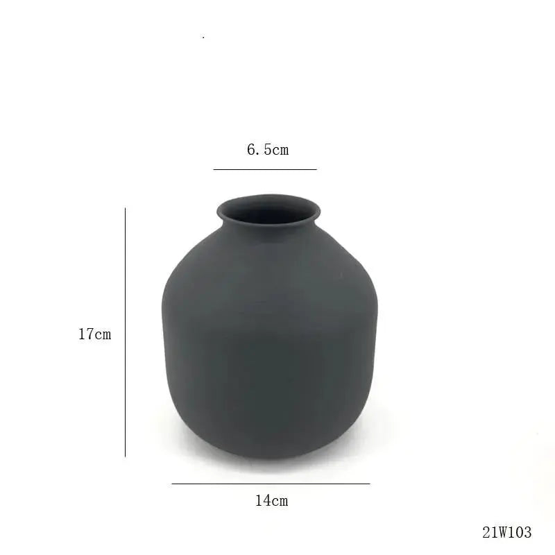 Modern Metal Flower Vase for Minimalist Home Décor by eprolo