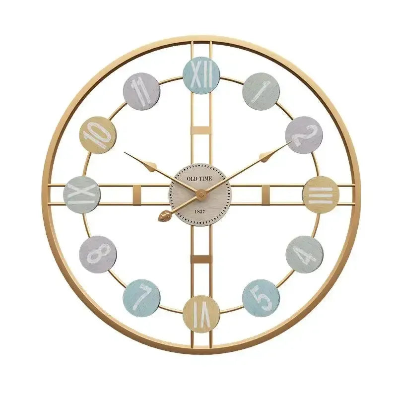 Large Modern Wall Clock - Nordic Roman Numeral Design by eprolo