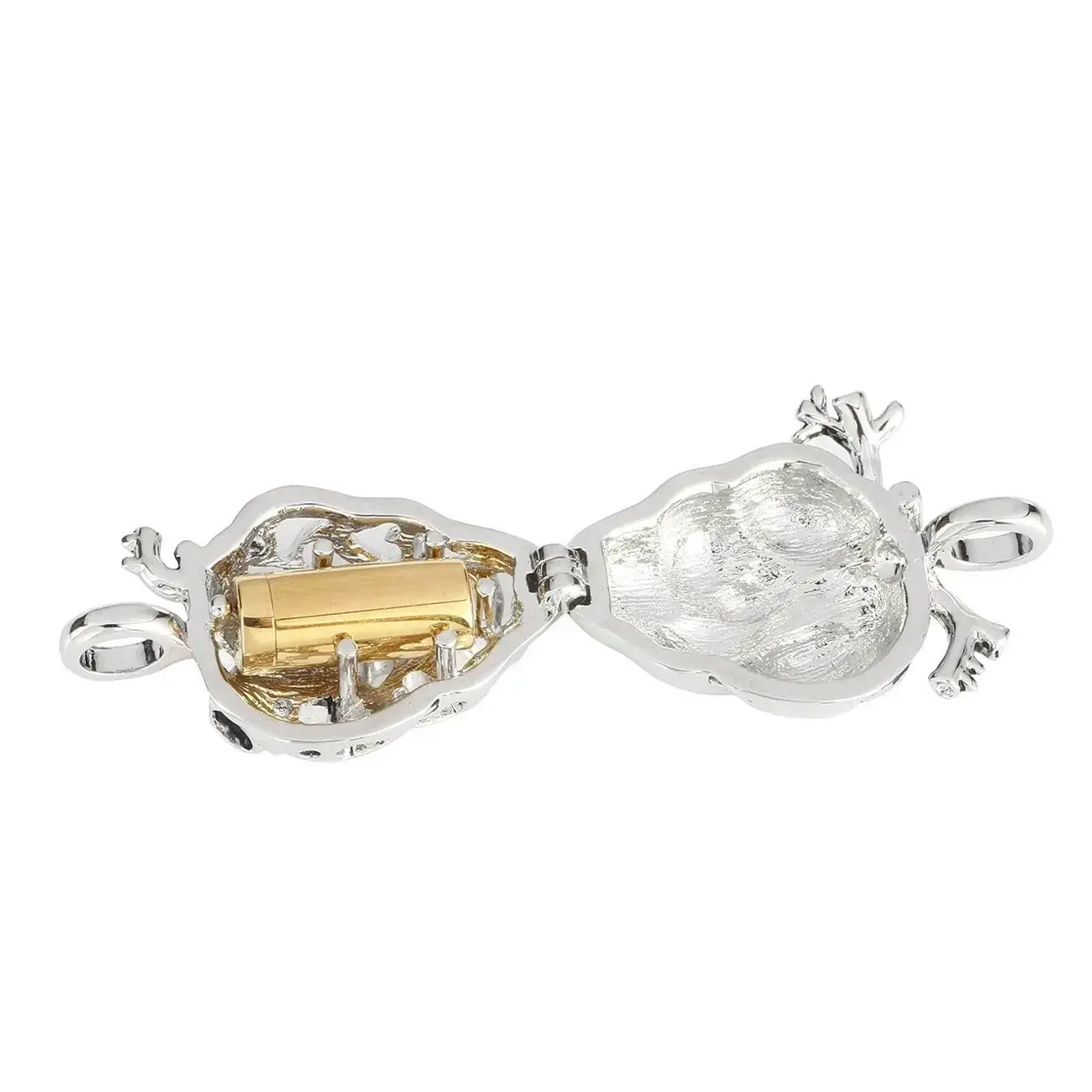 Anatomical Heart Ashes Memorial Necklace Keepsake Pendant by eprolo