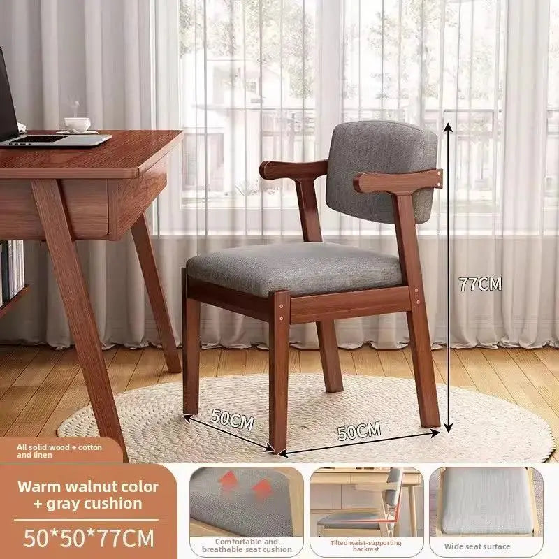 Modern Solid Wood Dining Table Set with Chairs by TED