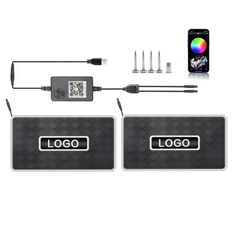 Bluetooth Car Floor Lights with RGB LED and Voice Control by TED