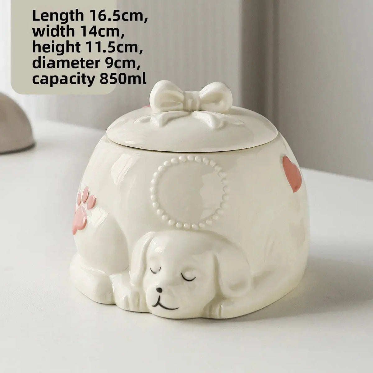 Handcrafted Ceramic Pet Memorial Urn for Dogs and Cats by TED