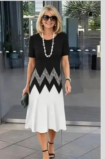 Elegant Floral Midi Dress for Summer Garden Parties by TED