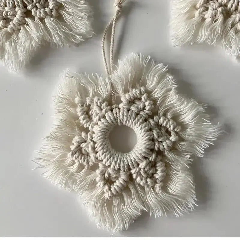 Handwoven Boho Cotton Wall Hanging - Add Timeless Charm to Your Space by eprolo