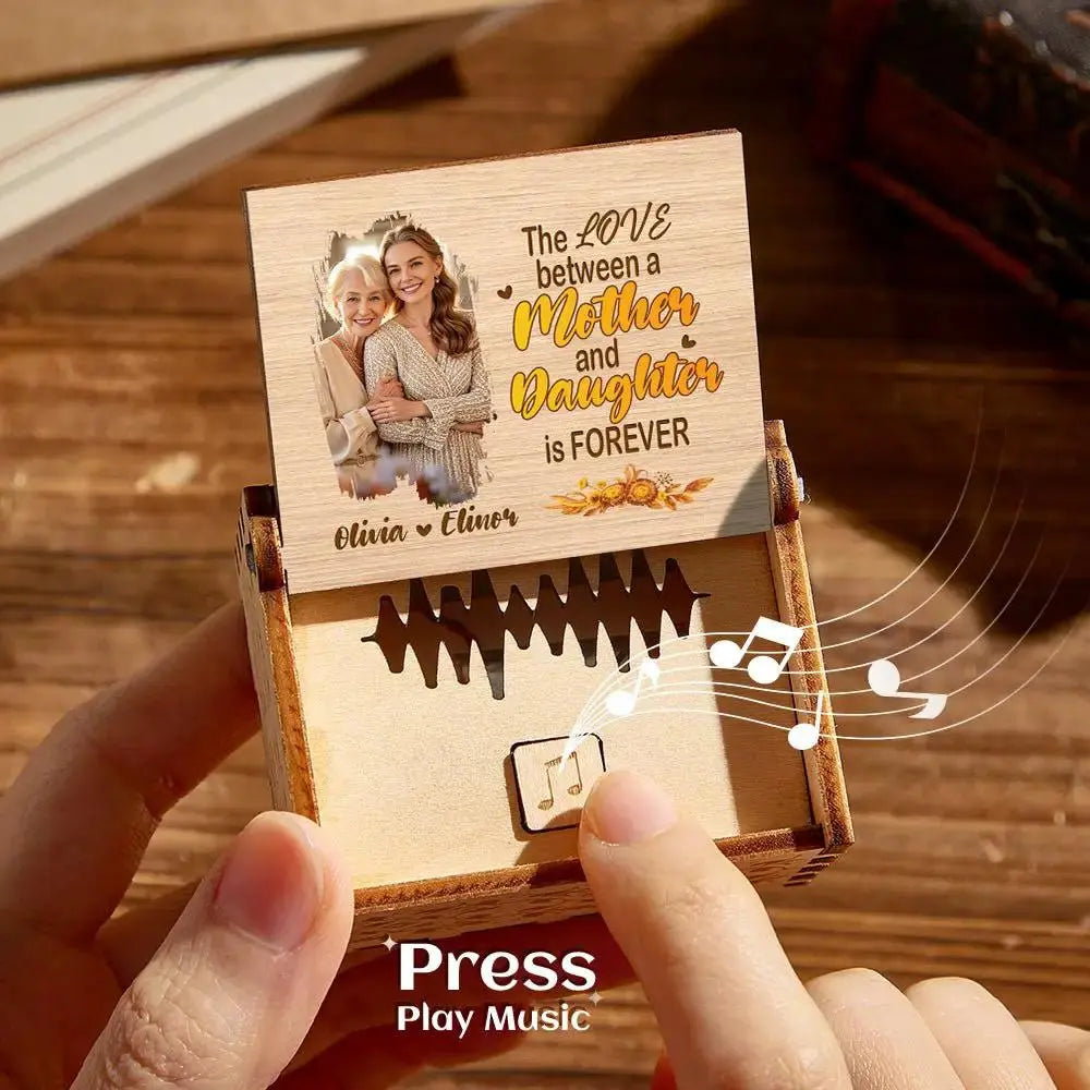 Personalized Music Box Gift: A Heartfelt Keepsake to Cherish Forever by Inkedjoy