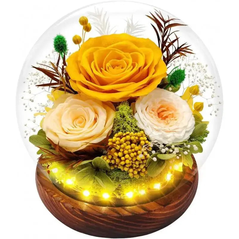 Forever Rose Gift in Glass Dome - Timeless Beauty for Her by TED
