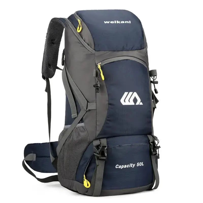 50L Hiking Backpack | Expandable Outdoor Travel & Trekking Pack with Reflective Detail & SOS Whistle by TED by TED