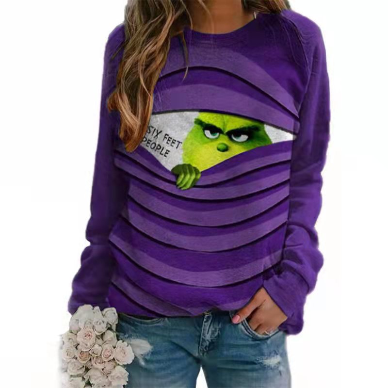 Funny Christmas Sweatshirt for Men - Holiday Cartoon Style - Cherished Harbor Gifts