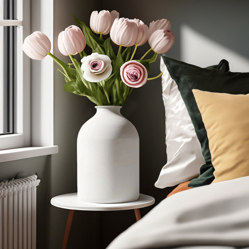 Modern Metal Flower Vase for Minimalist Home Décor - Cherished Harbor Gifts