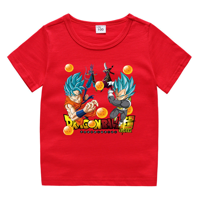 Unisex Kids Graphic Tee - Cartoon Animal Summer T-Shirt - Cherished Harbor Gifts
