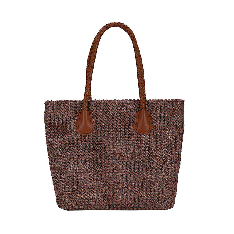 Stylish Women's Straw Tote Bag for Beach and Travel - Cherished Harbor Gifts
