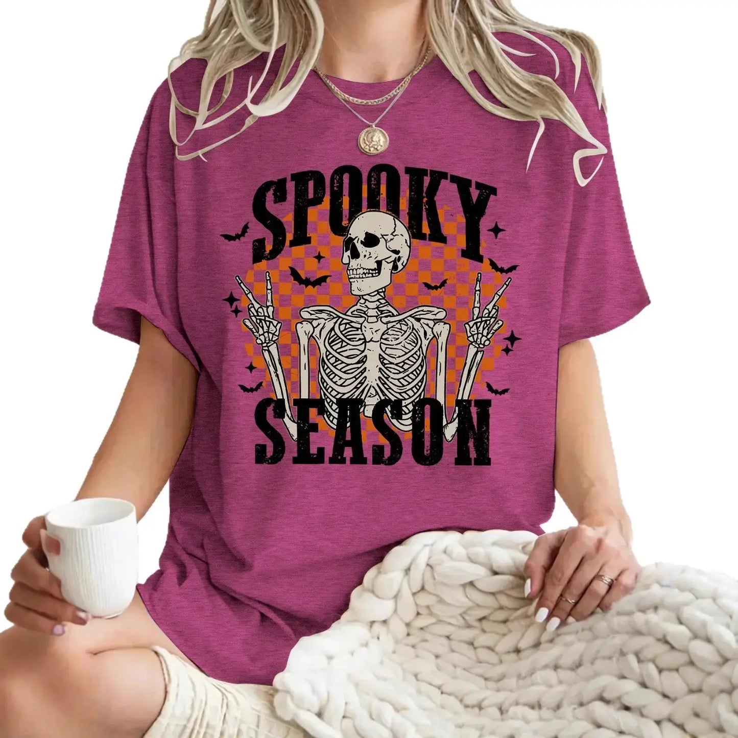 Women’s Stylish Halloween Graphic T-Shirt for Women - Spooky Tee by EPR