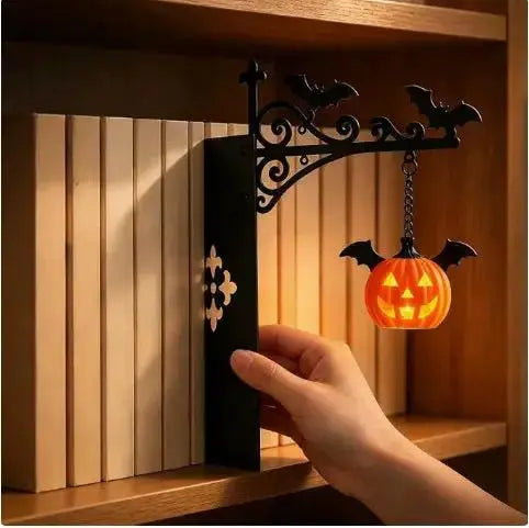 Halloween LED Shelf Light | Ghost, Pumpkin & Witch Decorative Lamp with USB by TED