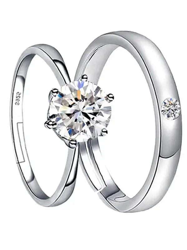 Affordable Wedding Rings - Elegant Fake Diamond Ring by TED