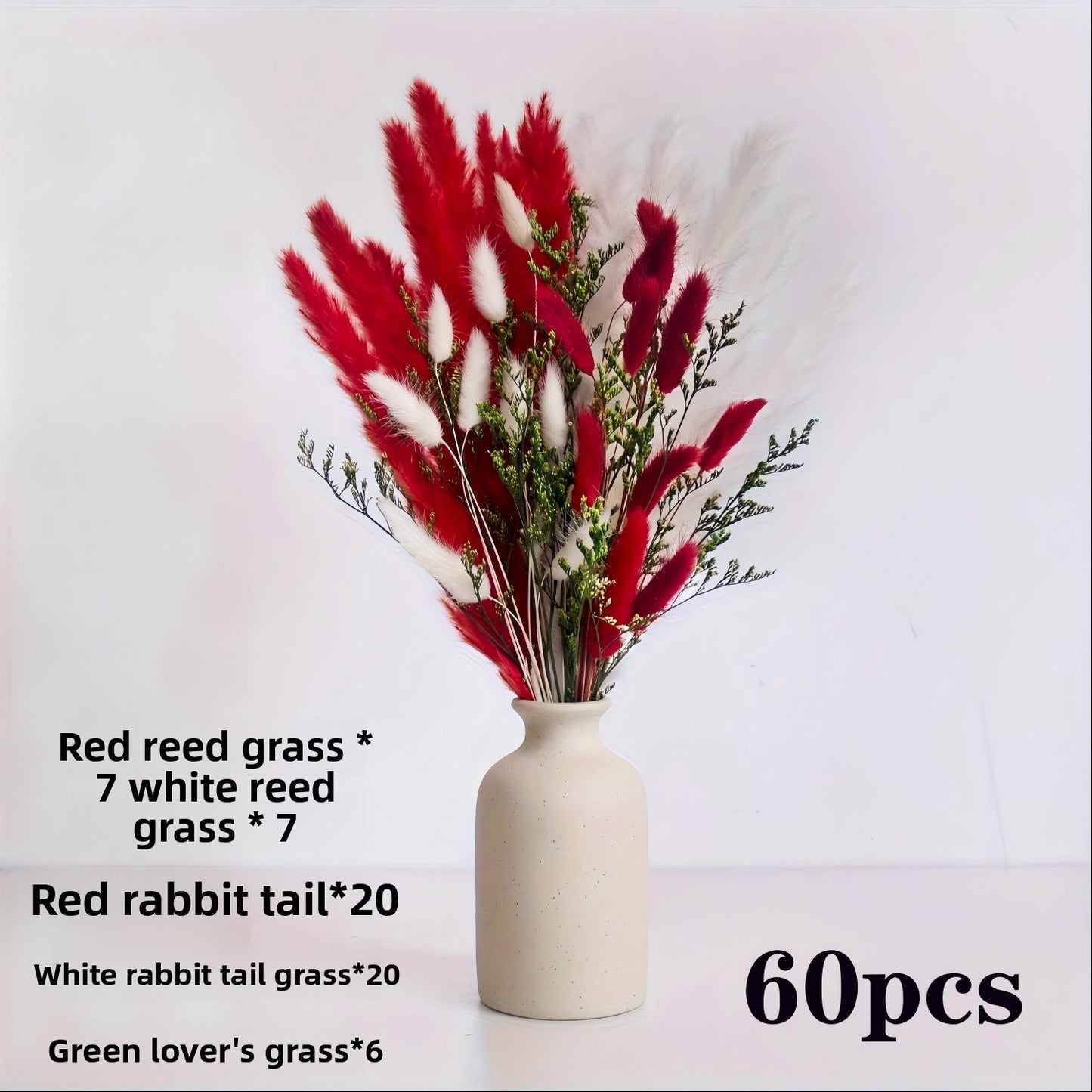 Natural Dried Flower Bouquet for Home and Wedding Decor - Cherished Harbor Gifts
