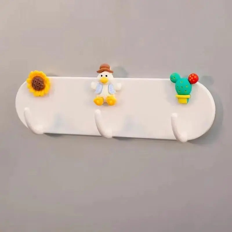 Cute Magnetic Hooks for Refrigerator | Cartoon No-Drill Kitchen & Home Organizer by TED