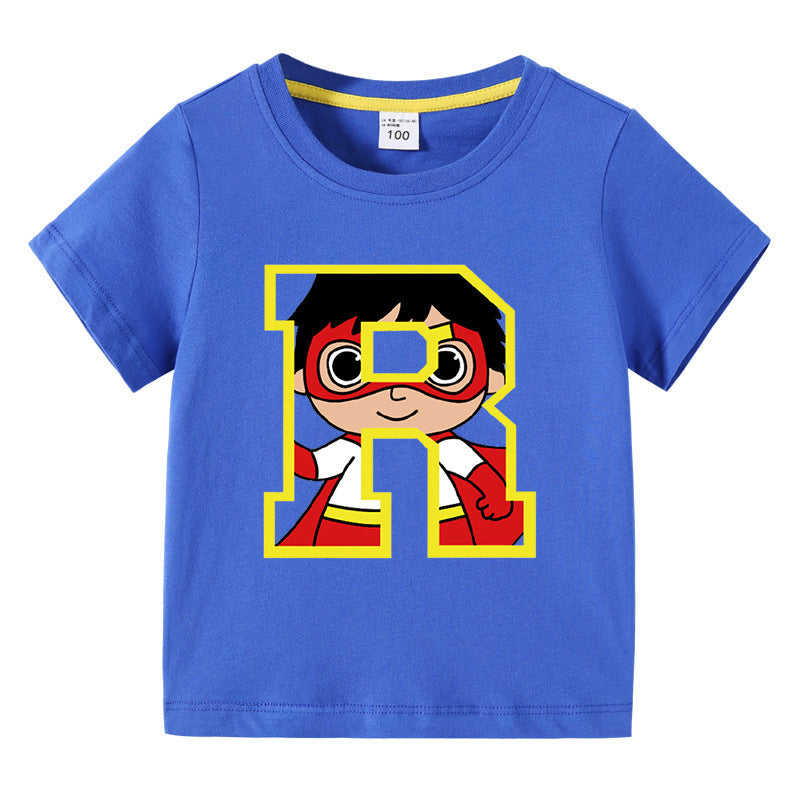 Cartoon T Shirts Kids - Unisex Cotton Summer Tee Ages 1-12 - Cherished Harbor Gifts