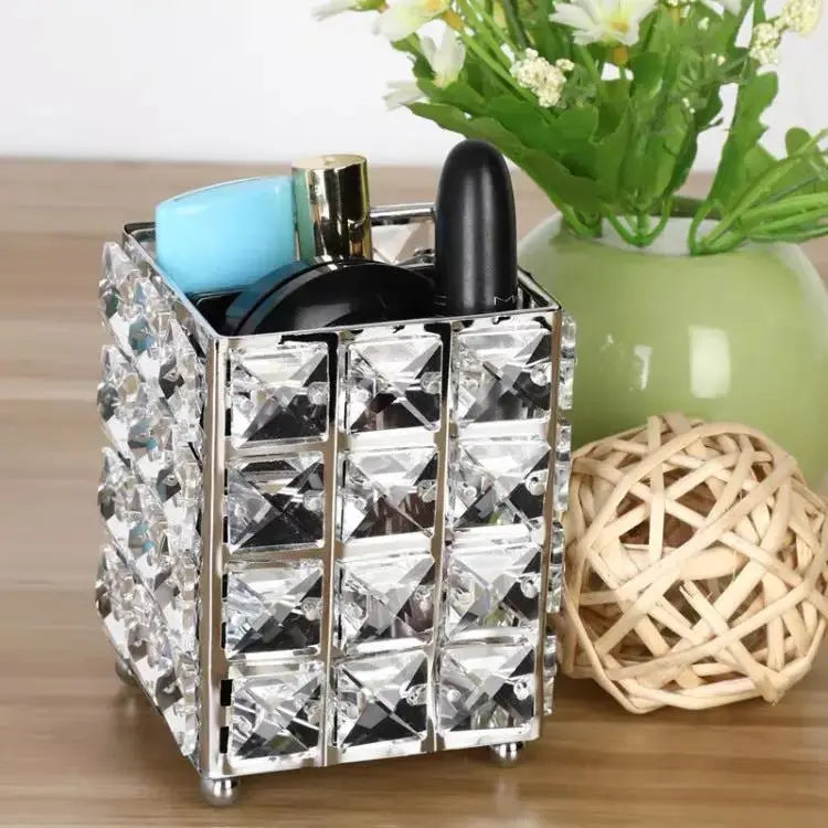 Crystal Tissue Box Household Creative Dining Table High-end Paper Storage Box by TED