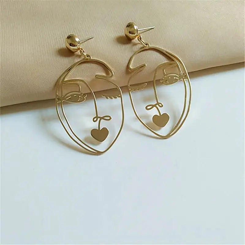 Earring accessories retro hollow niche accessories by eprolo