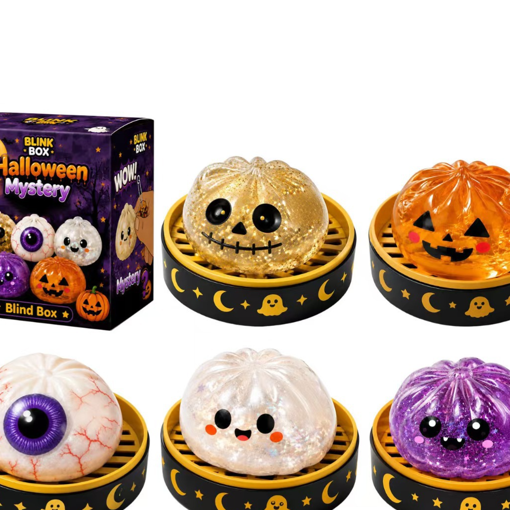 Halloween Stress Relief Toy - Ghost Squeeze Ball for Fun - Cherished Harbor Gifts
