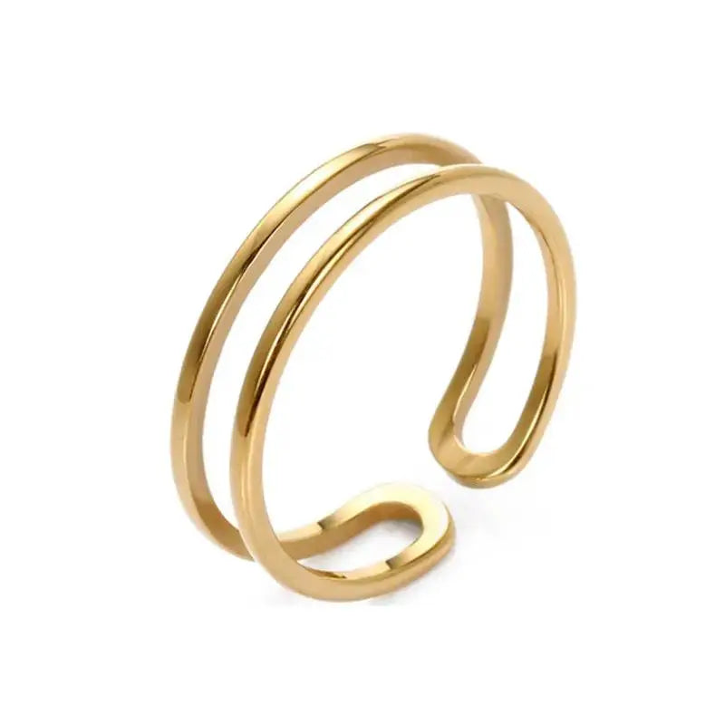 Stylish Gold Tone Ring Men for Fashion and Gifts by EPR