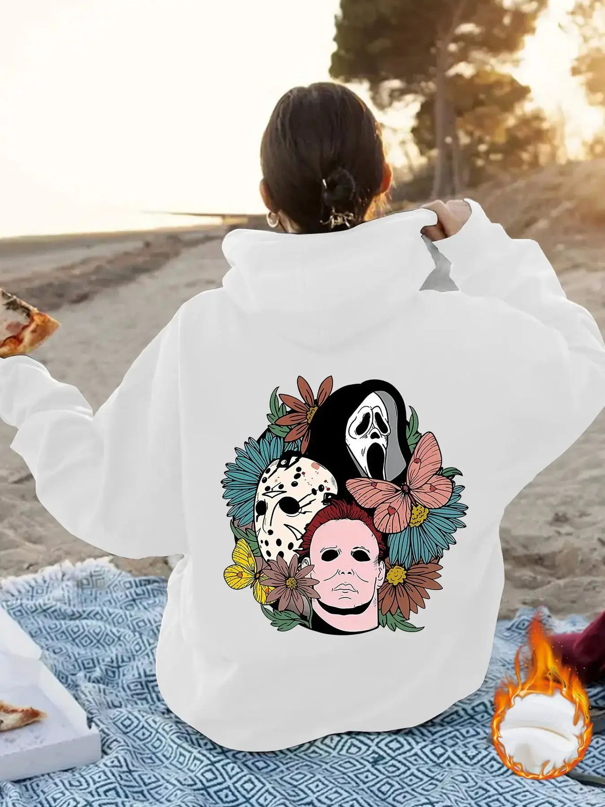 Women’s Cozy Halloween Gifts: Women’s Oversized Graphic Hoodie by EPR