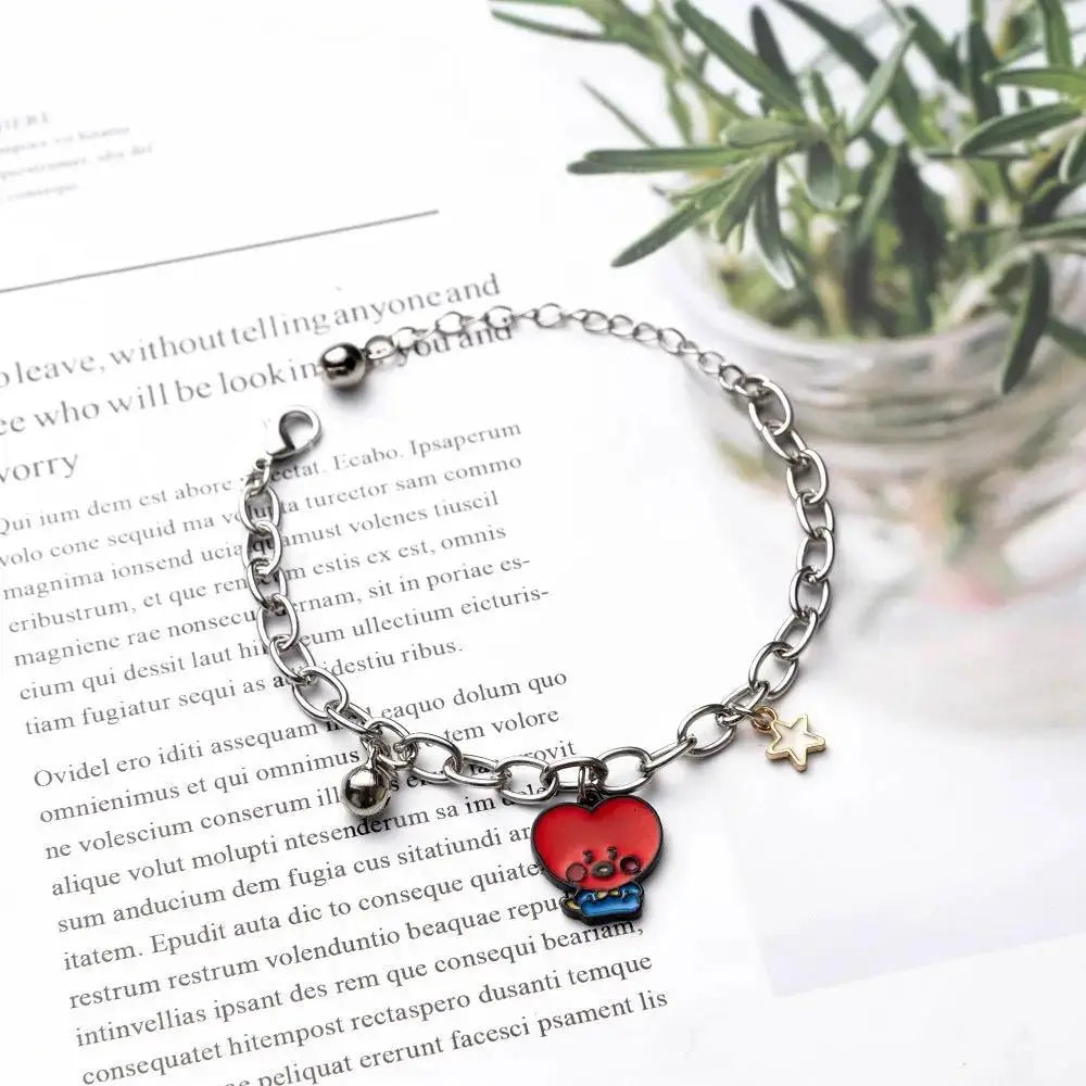 Cute Cartoon Charm Bracelet for Kids and Fans - Colorful Gift by EPR