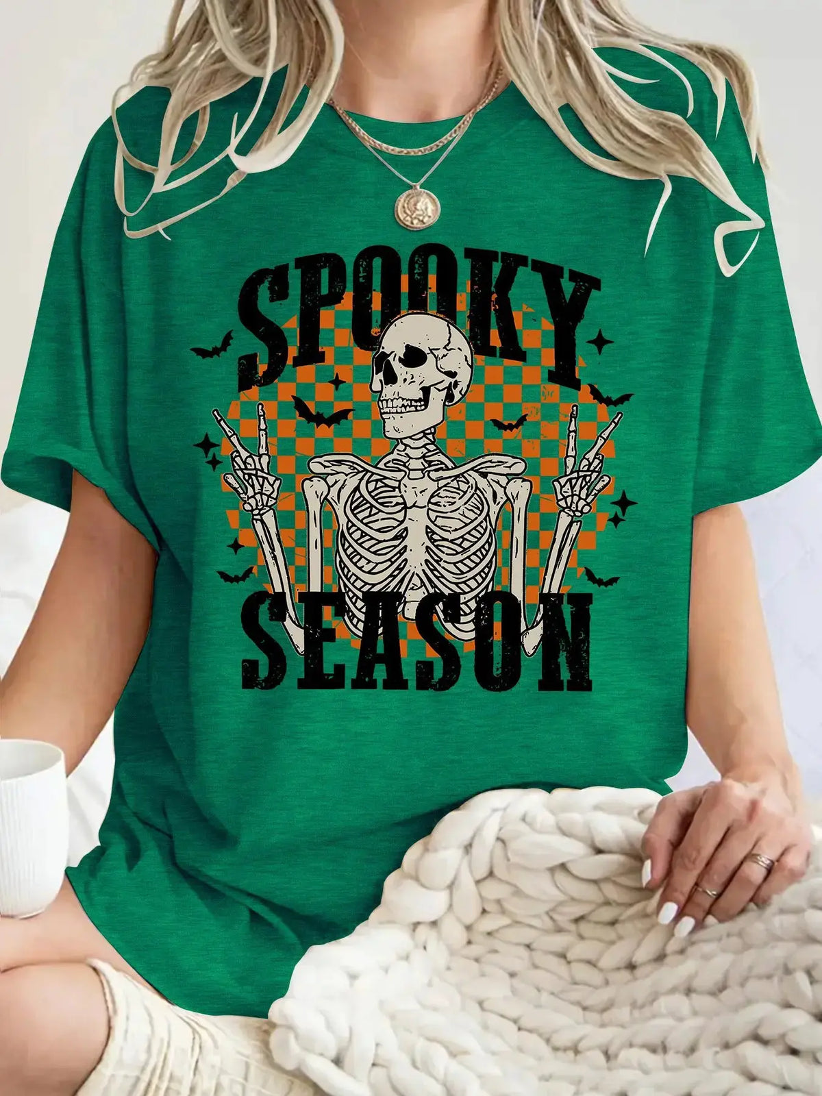 Women’s Stylish Halloween Graphic T-Shirt for Women - Spooky Tee by EPR