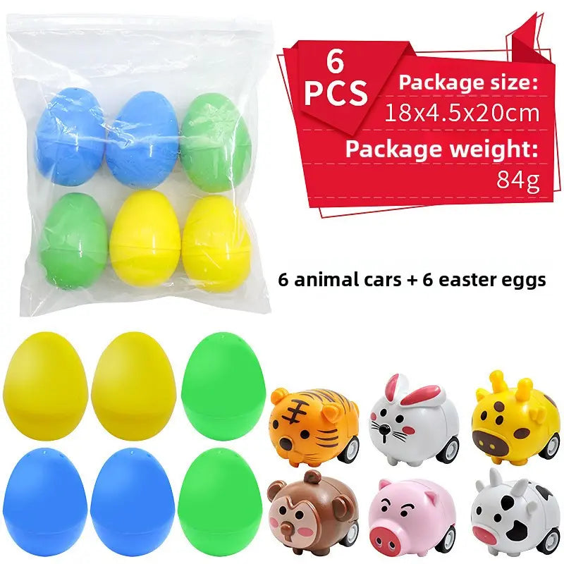 Easter Surprise Eggs with Hidden Toys for Children