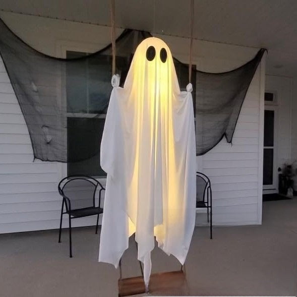 Hanging Ghost Porch Decor for Spooky Halloween Celebrations - Cherished Harbor Gifts