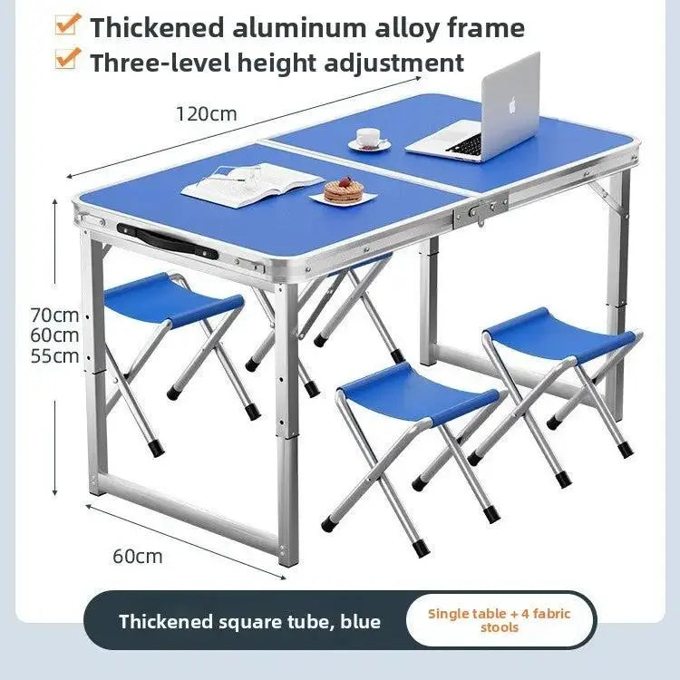 Small folding dining table and chairs by TED