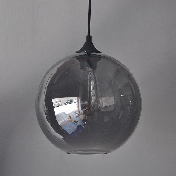 Vintage Pendant Light - Retro Glass Globe Ceiling Lamp - Cherished Harbor Gifts