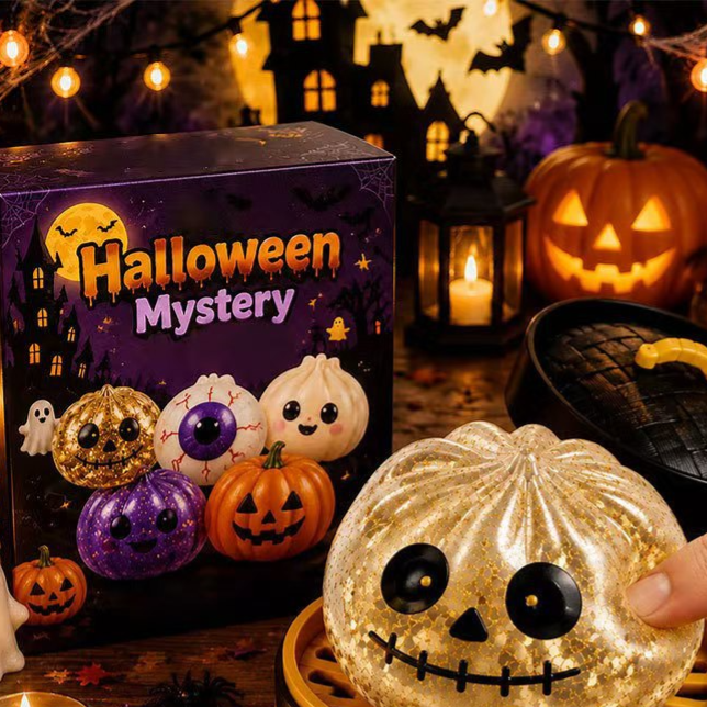Halloween Stress Relief Toy - Ghost Squeeze Ball for Fun - Cherished Harbor Gifts
