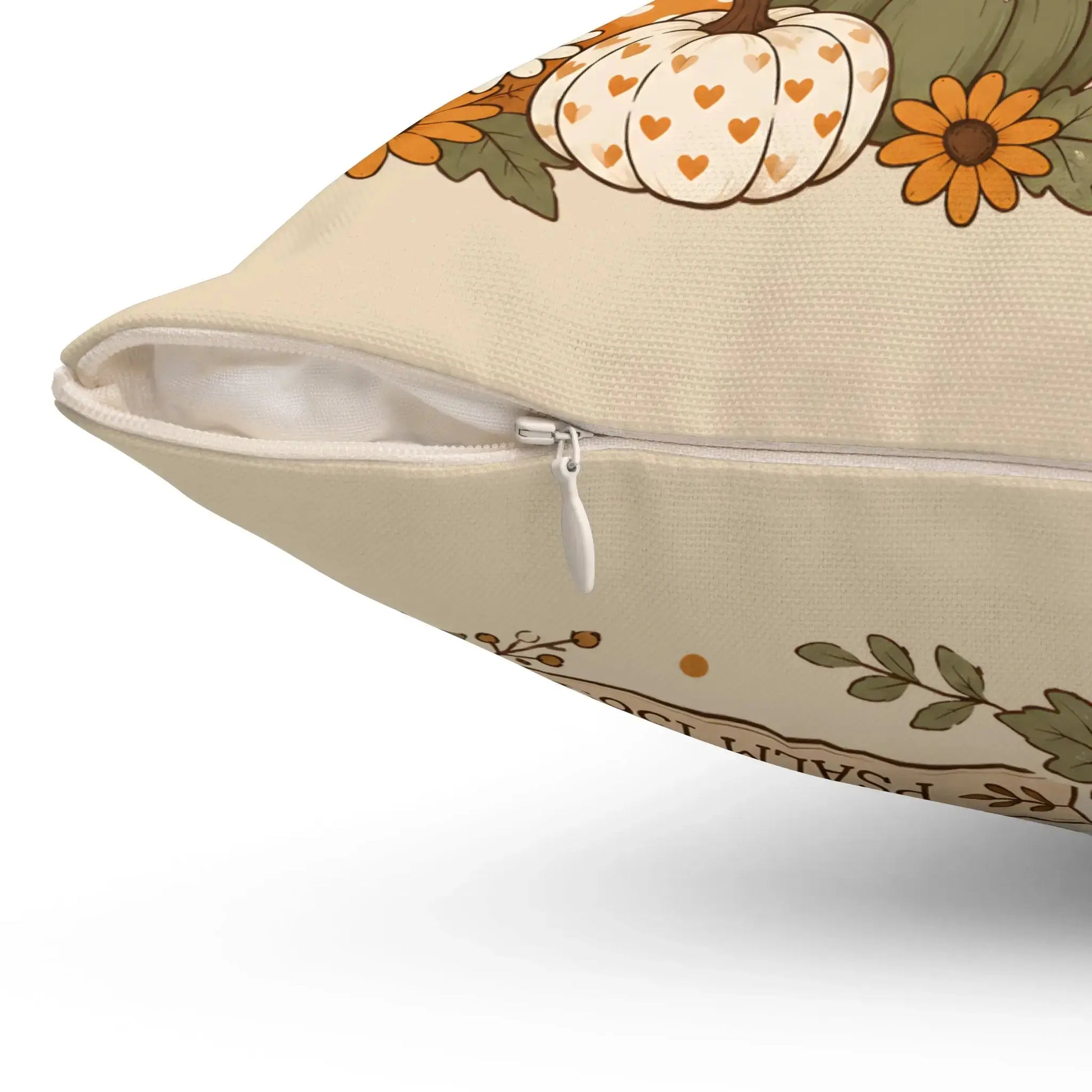 Thanksgiving Decorative Pillow for Cozy Autumn Decor by Cherished Harbor Gifts