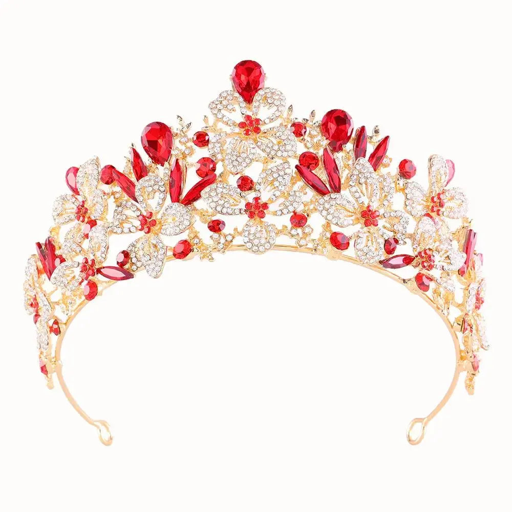 Elegant Birthday Tiara -Sparkling Rhinestone Crown Headpiece by TED