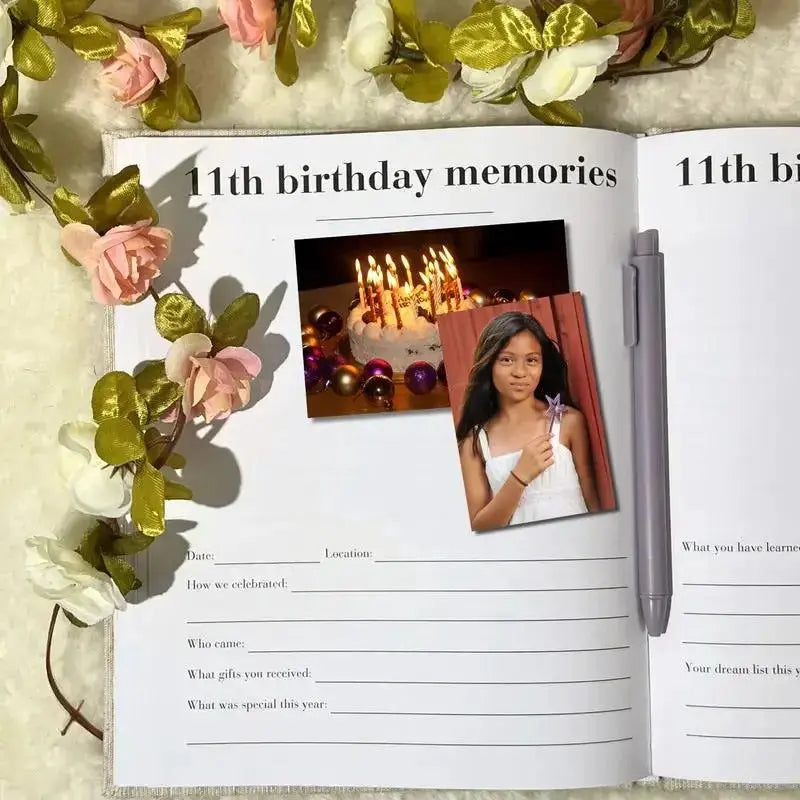 Personalized Birthday Album for Cherished Memories & Photos by TED