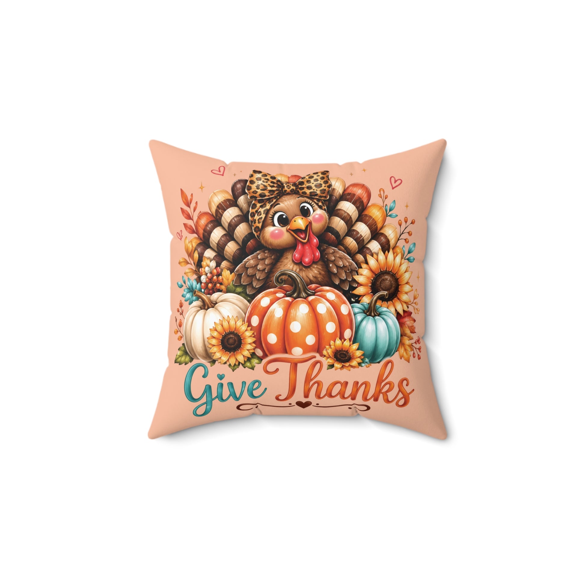 Thanksgiving Throw Pillow for Cozy Fall Home Decor - Cherished Harbor Gifts