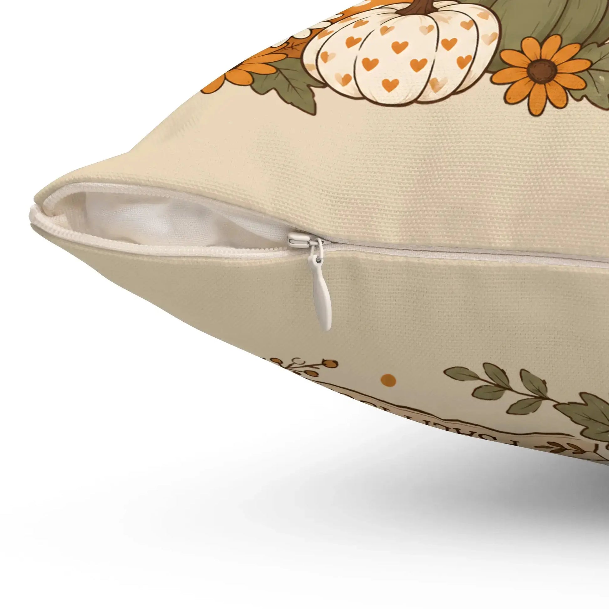 Thanksgiving Decorative Pillow for Cozy Autumn Decor by Cherished Harbor Gifts